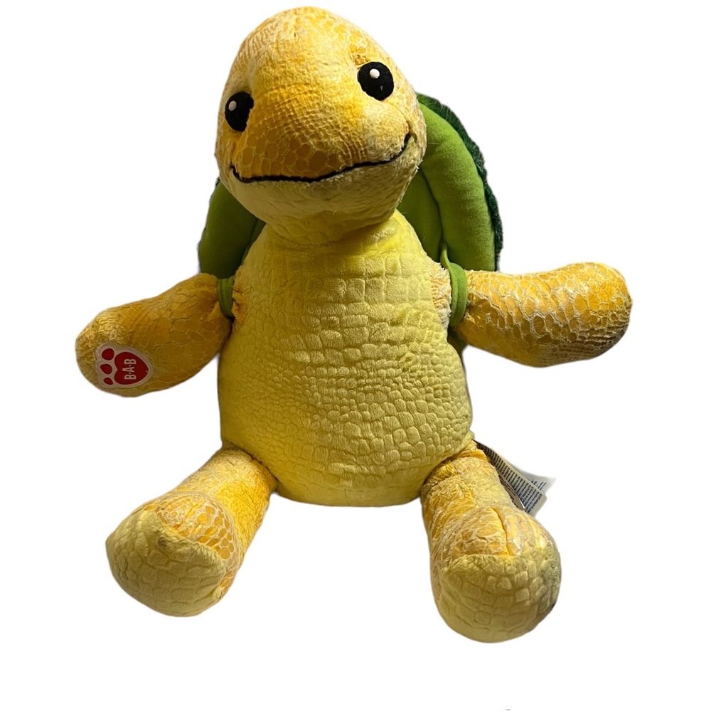 Build a bear sea turtle with removable shell plush stuffed animal